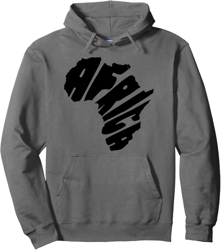 Afrika Karte Umriss Form Silhouette Afrikanisch Africa Stolz Pullover Hoodie