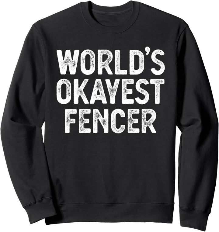 Lustige Fechter Geschenkwelten Okayster Fechter Sweatshirt