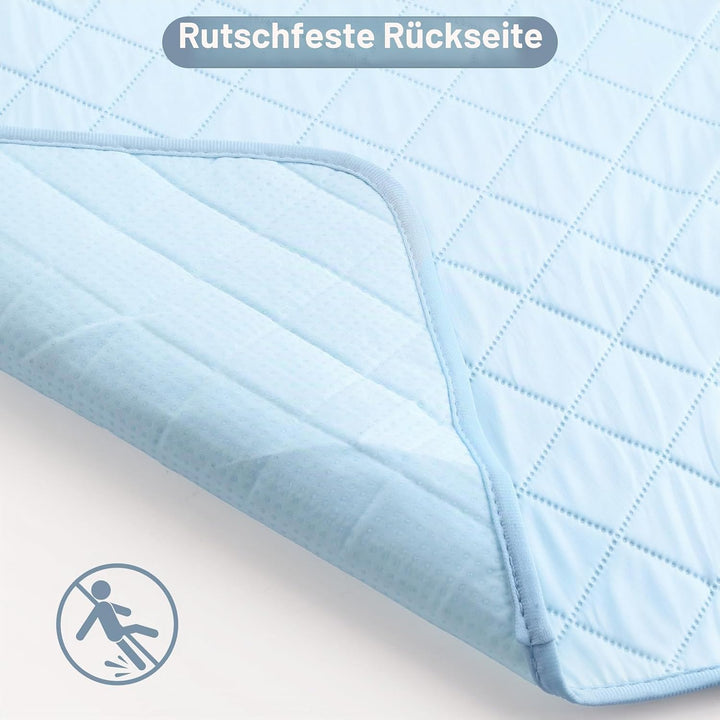 2pcs Urinunterlage Matte 70x100CM, Kühlmatte für Hunde, Pet Cooling Mat Waschbar, wasserdicht Urinie