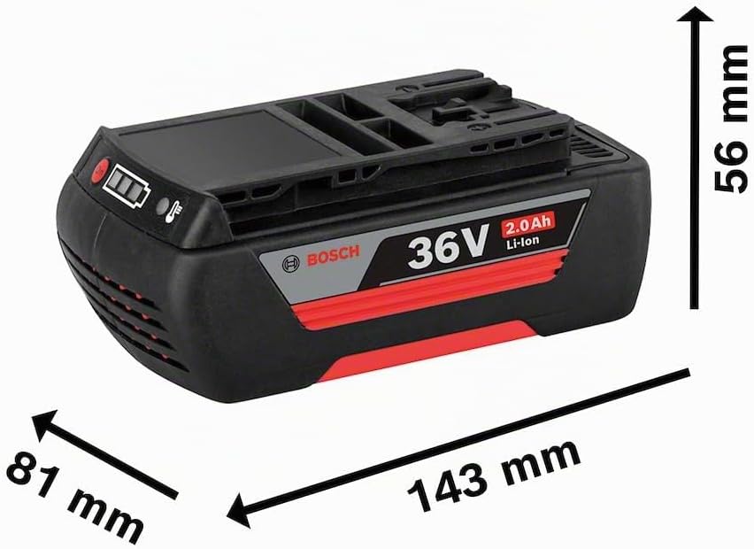 Bosch Professional Akku GBA 36 V 2,0 Ah (mit CoolPack-Technologie, im Karton)