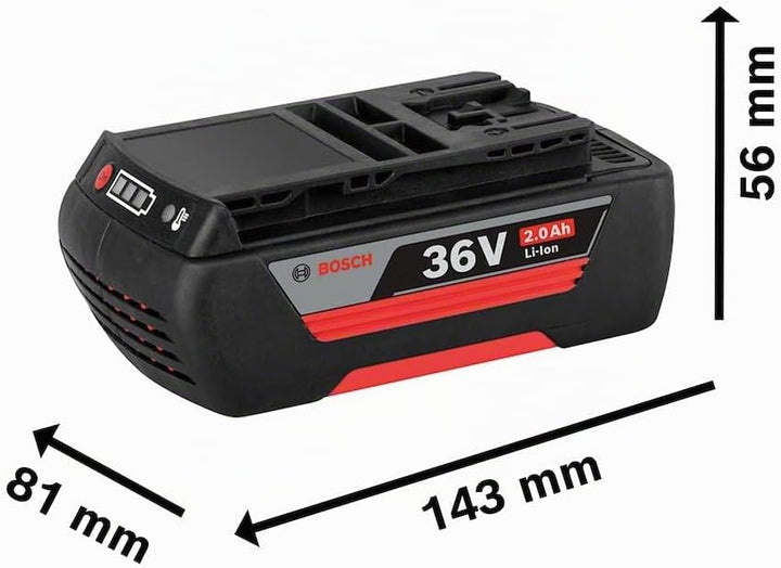 Bosch Professional Akku GBA 36 V 2,0 Ah (mit CoolPack-Technologie, im Karton)