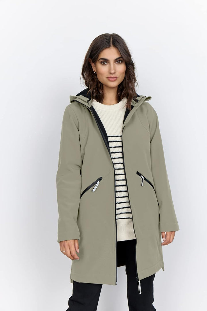 SOYACONCEPT Damen Jacket, Dunkelgrün