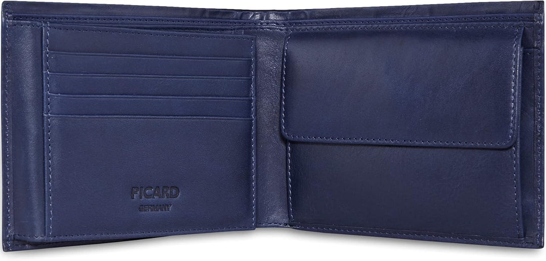 Picard Unisex Apache Reisezubehör-Bi-Fold-Brieftasche, Jeans, 12,5 x 9,5 x 1cm 12,5 x 9,5 x 1cm Jean