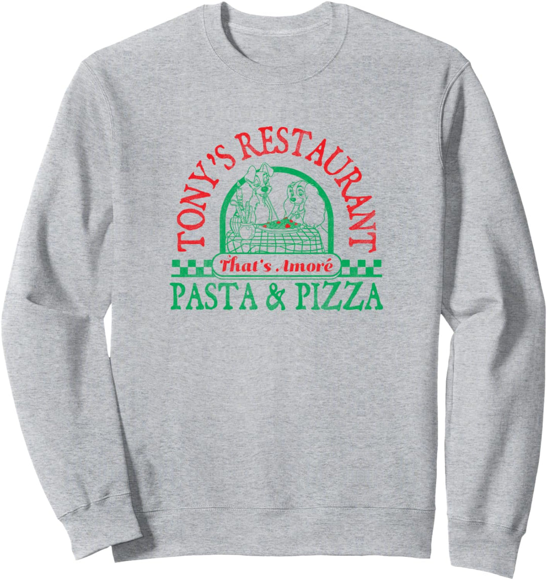 Disney Lady And The Tramp Tony's Restaurant That's Amore Sweatshirt