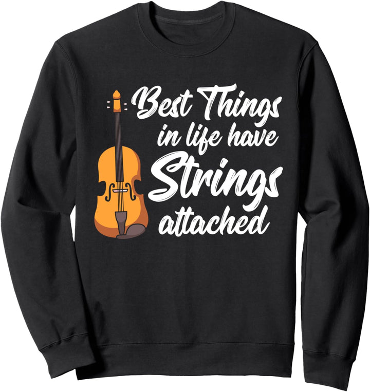 Violine Geigenspielerin Geigensaiten Geige Sweatshirt
