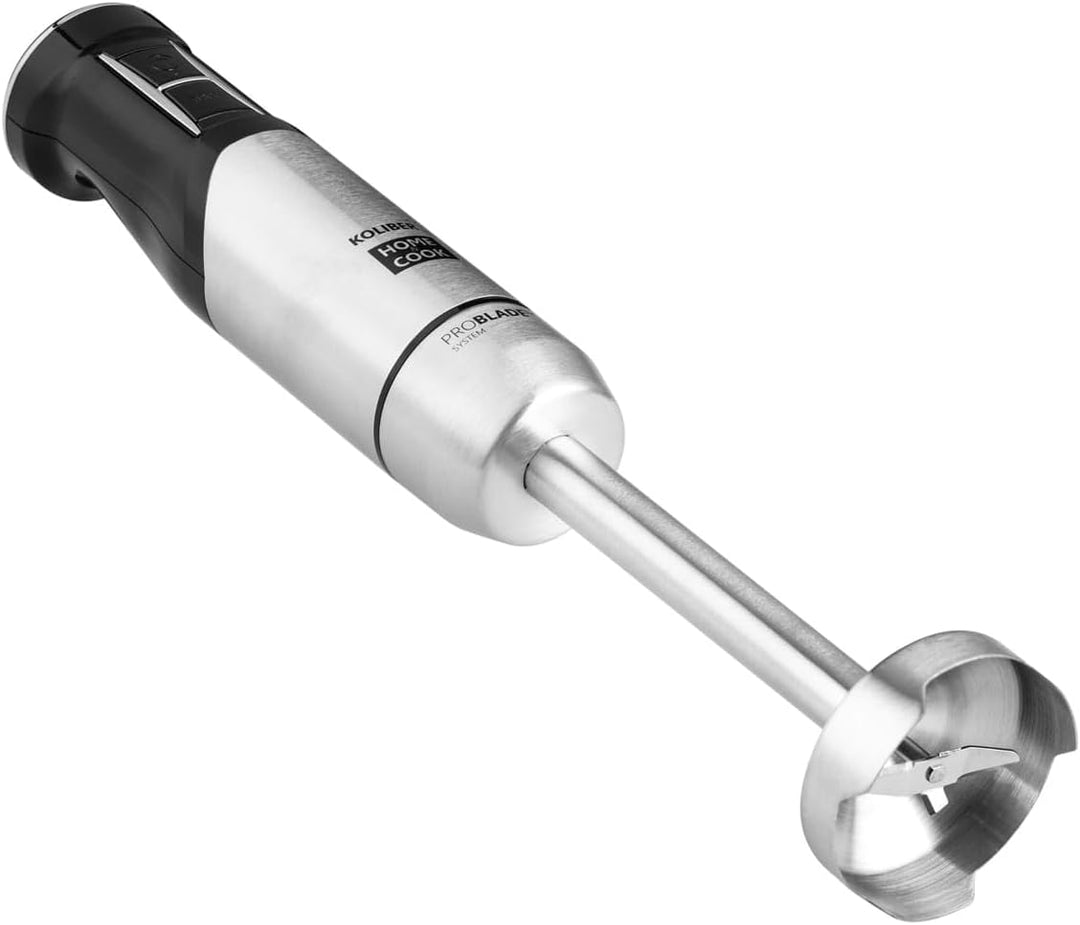 Koliber ROTOMAX X 1400W Stabmixer Set Pürierstab Edelstahl 12 Stufen Turbo Zerkleinerer Schneebesen