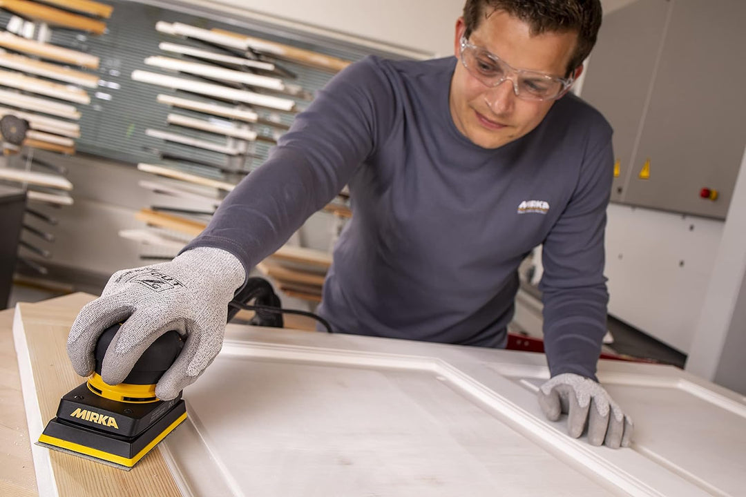 Mirka DEOS 353CV / Schwingschleifer mit Zentral-Absaugung und Klett im Case / für 81x133mm Schleifpa