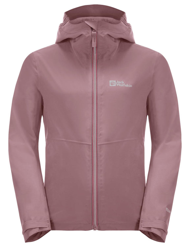 Jack Wolfskin Unisex Jwp Shell K Regenjacke 116 ash mauve, 116 ash mauve