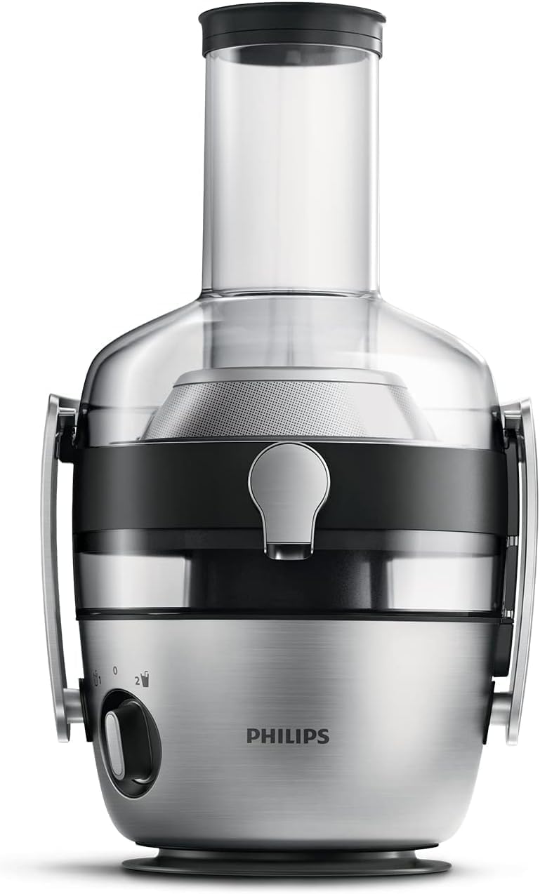 Philips Entsafter – 1100W, 2L, NutriU-Rezepte-App, XXL-Einfüllöffnung, QuickClean
