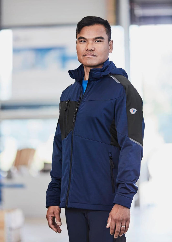BP 1830-992-1432-XSn Herren-Softshell-Jacke, Stehkragen, Frontreissverschluss, 240,00 g/m² 100% Poly