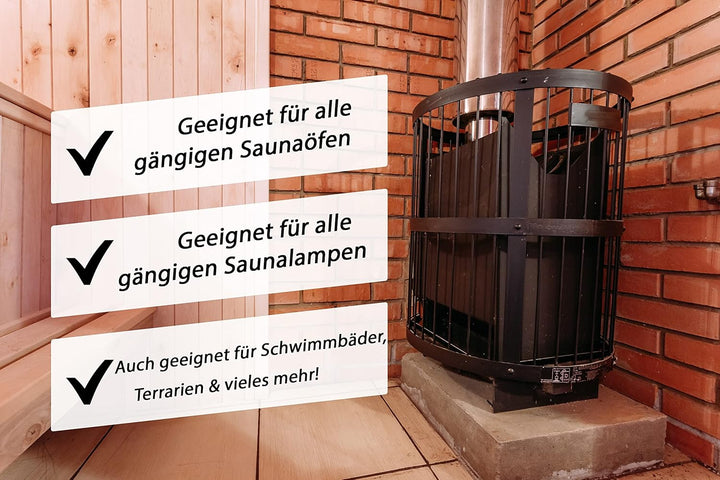 Silikonkabel (5 x 2,5 mm²) 5 Meter für Saunaofen von 4,5 bis 9 KW Saunakabel 5m, 5m