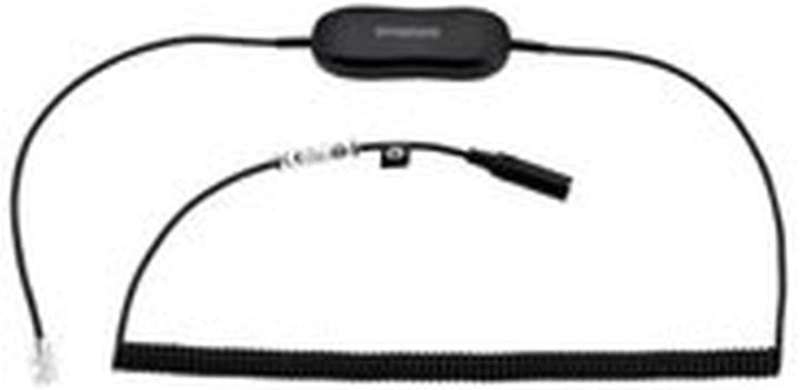 Jabra Evolve 30/40/80 Smart-Converter-Kabel 3,5mm-Klinkenstecker auf RJ9 für Festnetztelefone