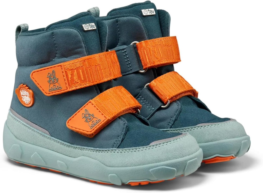 Affenzahn Winterstiefel Vegan Comfy warm gefüttert, wasserdicht mit Kletterverschlüssen, Grösse 21-3