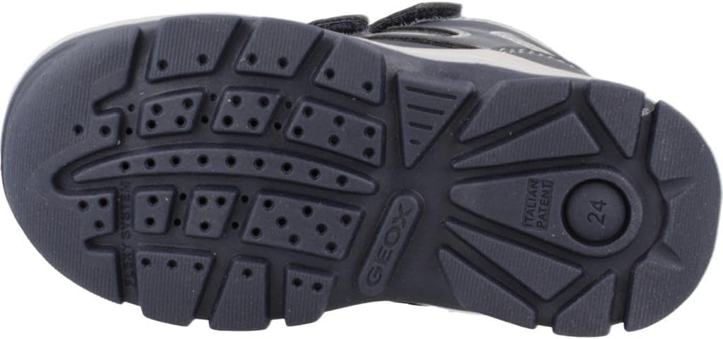 Geox Jungen B Flanfil Boy B ABX Stiefeletten 25 EU Navy Yellow, 25 EU Navy Yellow