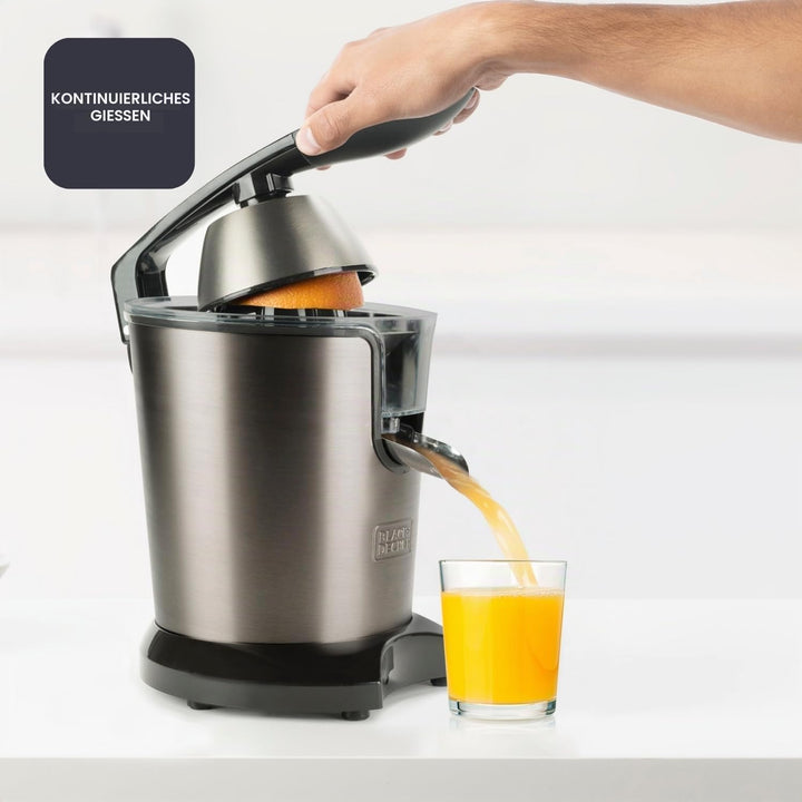 Black+Decker BXCJ350E - Elektrische Saftpresse 350W. Professioneller Wechselstrommotor. Extra Filter