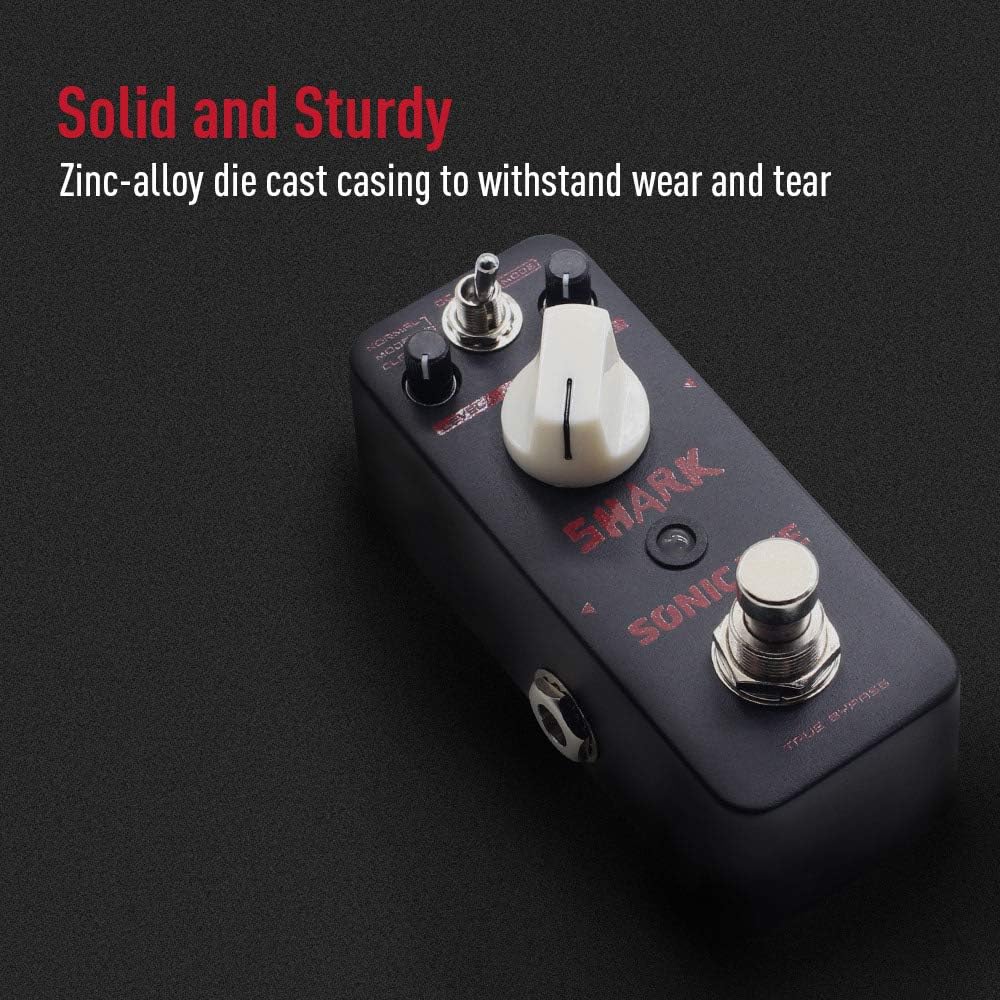 SONICAKE Distortion Gitarre Effektpedal Higain Classic British Stack Crunch High Gain True Bypass, D