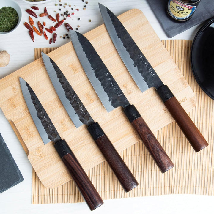 3 Claveles Osaka Japanisches Usuba Messer 18 cm Holz