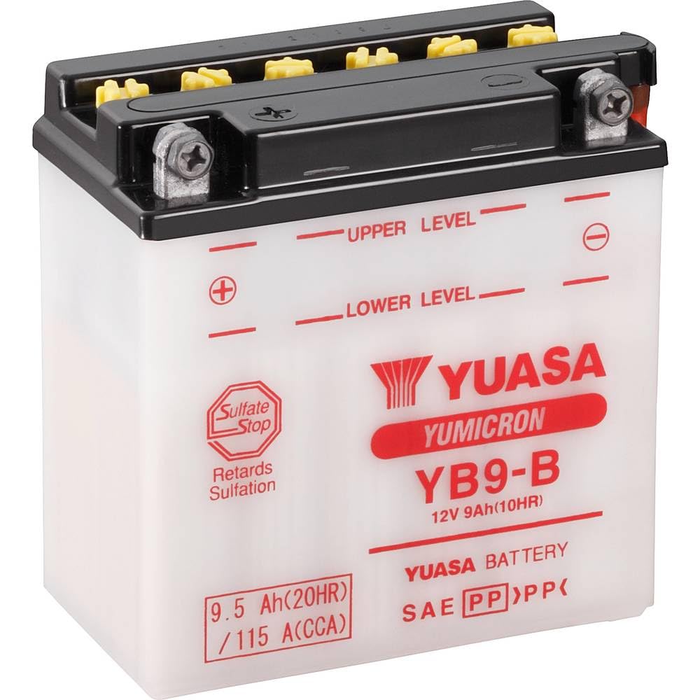 Batterie Yuasa Yb9-b mit Wartung