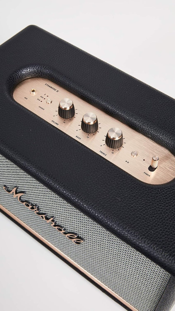 Marshall Stanmore II Bluetooth Lautsprecher, Kabelloser - Schwarz, EU Schwarz Heimlautsprecher Stanm