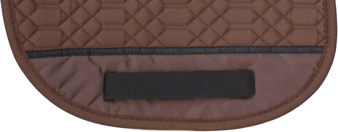 Engel Reitsport Lammfell Satteldecke SADEK2 Fell in Sattellage mit Fellrand vorne und hinten mocca-m