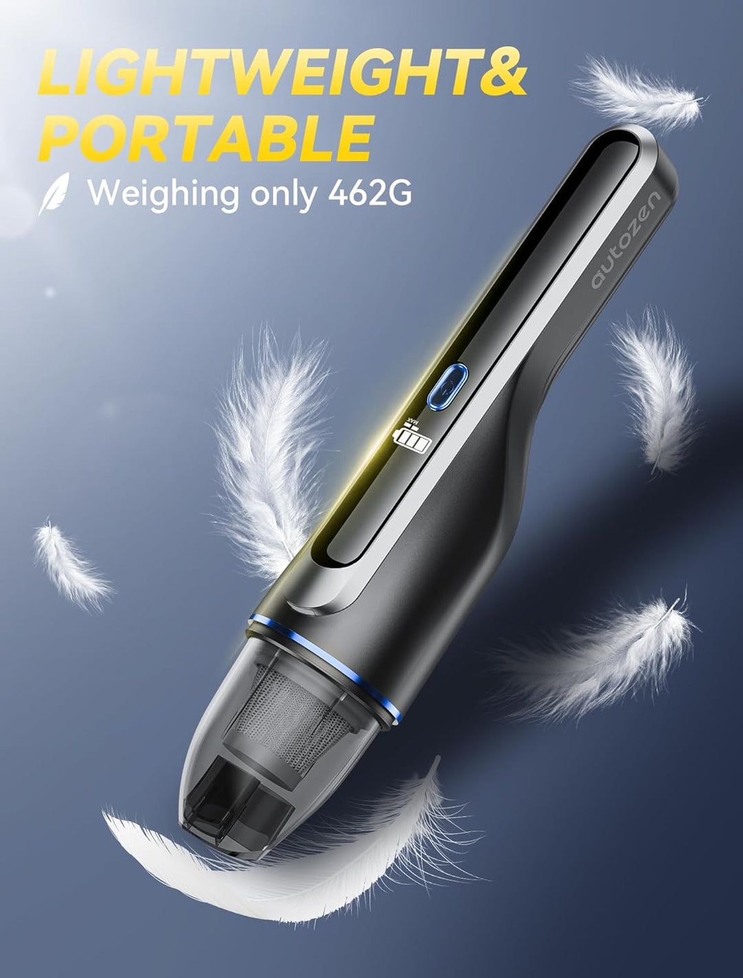 Handstaubsauger Auto, 15000Pa Autostaubsauger 2-in-1 Staubsauger Auto stark für Haus, Büro, Auto, Ti