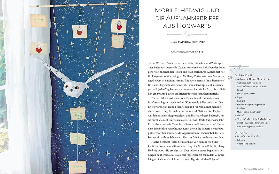 Harry Potter - Das magische Bastelbuch: Das offizielle Harry-Potter-Bastelbuch, Gebundenes Buch