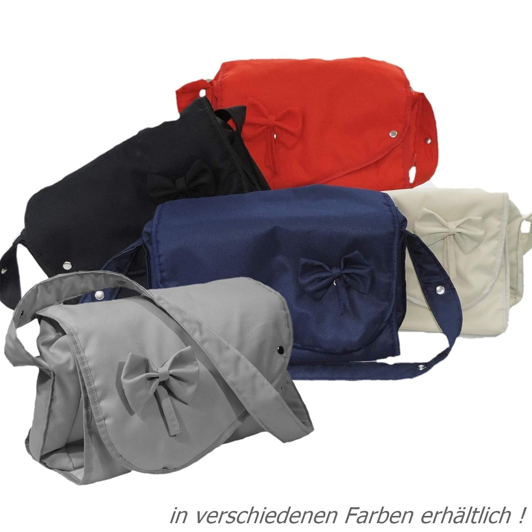 EICHHORN Kinderwagen Wickeltasche inklusive Wickelunterlage - Silbergrau Silver, Silver