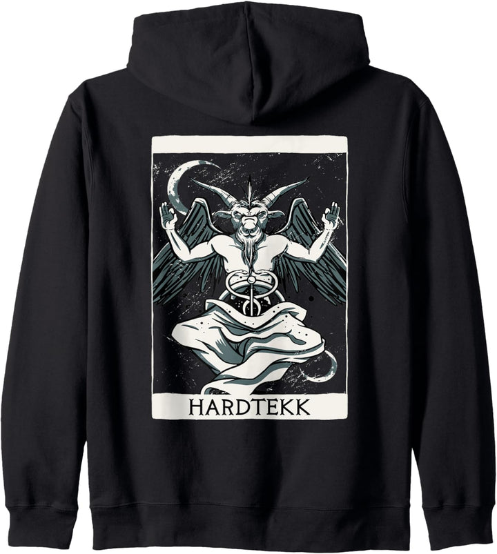 Hardtekk Merch Satan Rave Techno Festival Tekk HARDTEKK Kapuzenjacke
