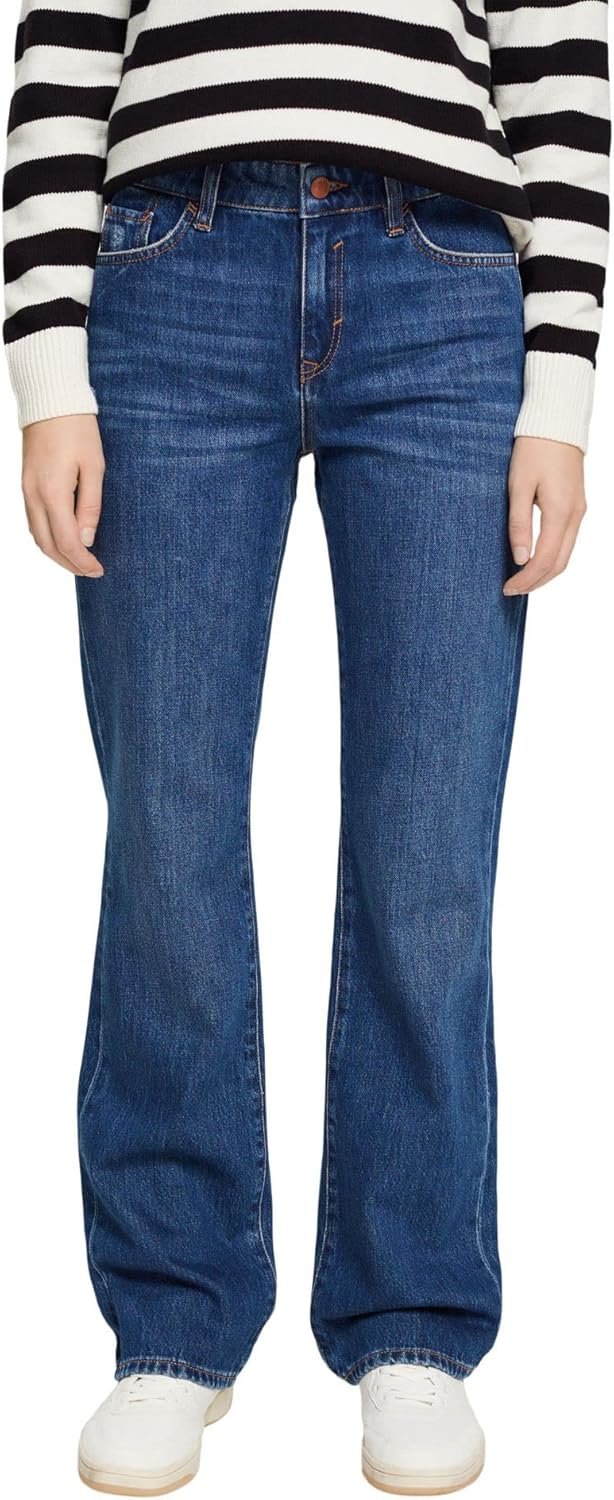 ESPRIT Damen Jeans 30W / 32L 901/Blue Dark Wash, 30W / 32L 901/Blue Dark Wash