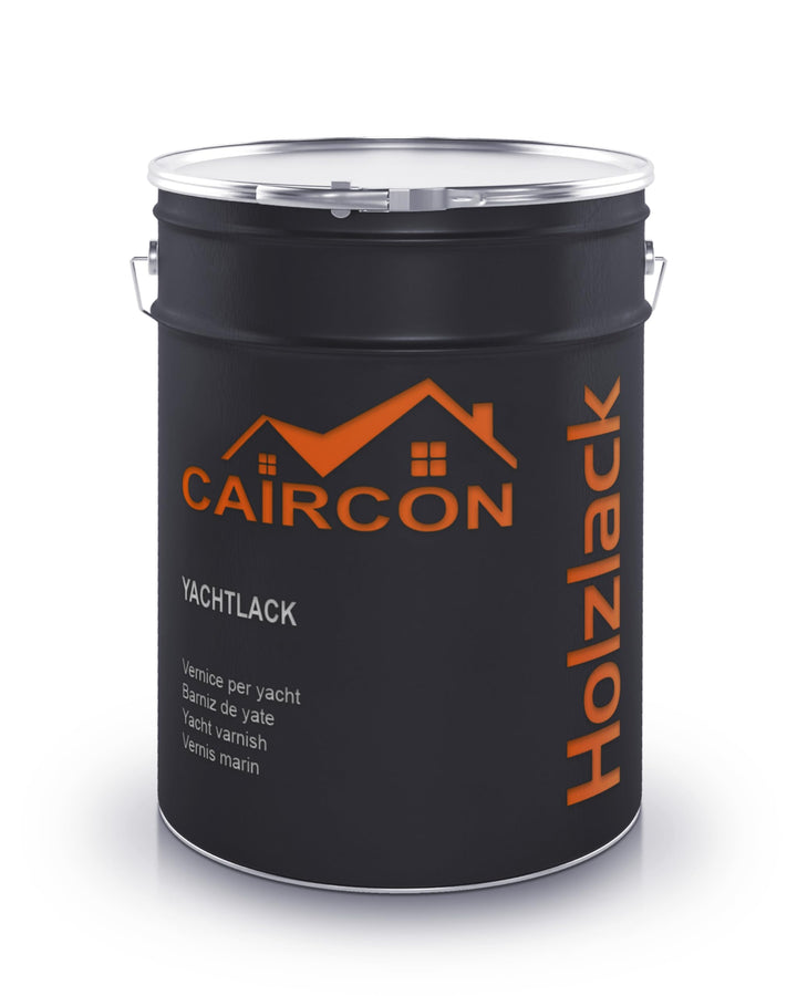 Yachtlack Schwarz Glänzend Bootslack Holzlack Bootsfarbe für Holz und Metall - 2,5L 2,5L Tiefschwarz
