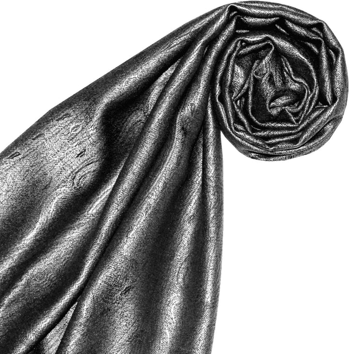Lorenzo Cana Pashmina Damenschal Schaltuch jacquardgewebt 100% Seide Paisleymuster Seidenschal Seide