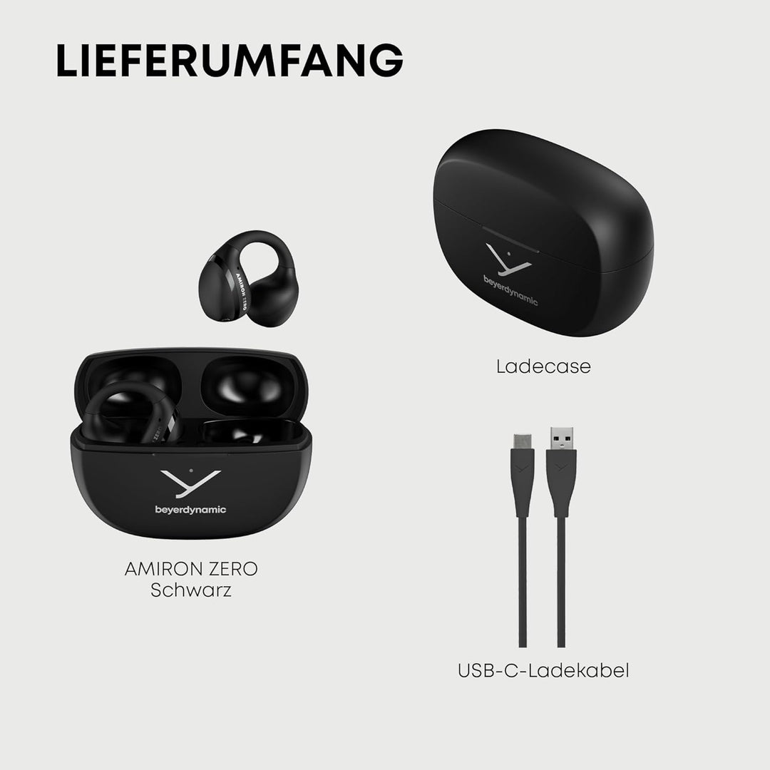 beyerdynamic AMIRON Zero Open- Ear Kopfhörer mit offenem Klangkonzept und innovativem Clip-Design, B