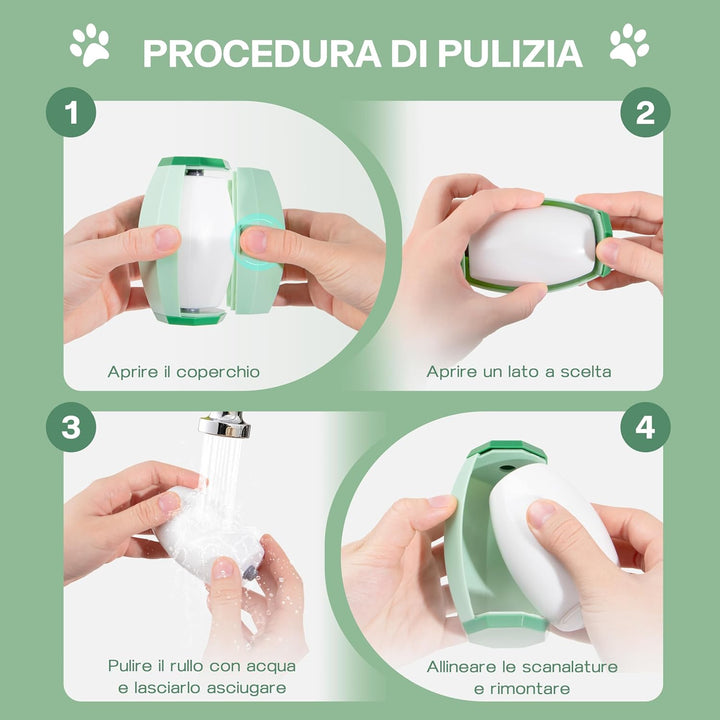 Fusselrolle wiederverwendbar Tierhaarentferner – abwaschbar und tragbar – Hundehaare entfernen zu Ha