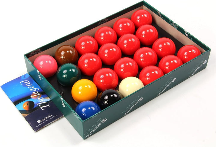 Aramith Aramtih Snooker Billardkugel-Set, Grosse 2 1/6" 5.23 cm Premier Set 2 1/16", 2 1/16"