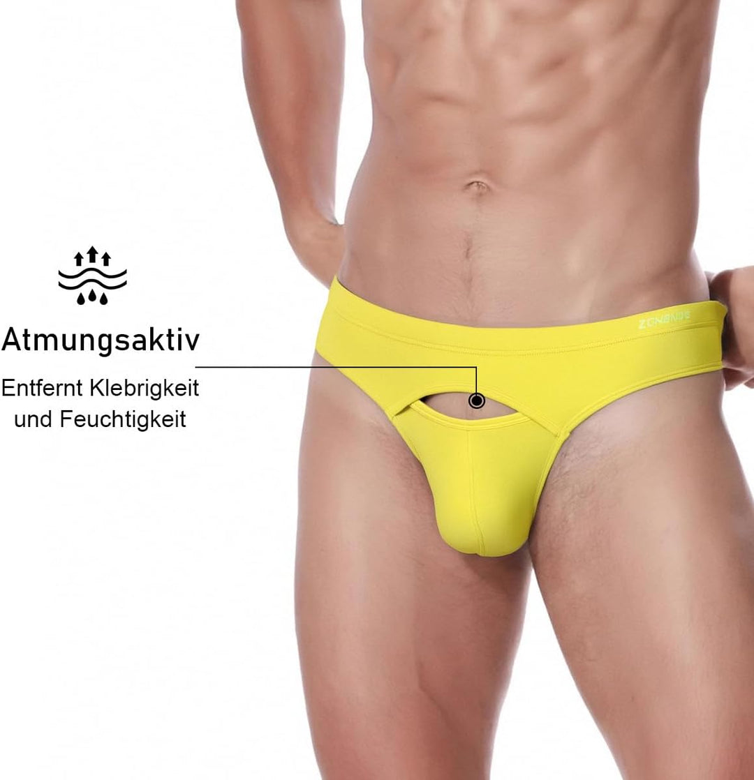 Herren Slips Unterhosen Männer Bambus Unterwäsche Underwear Nahtlose Weiche Low Rise Mens Briefs Und