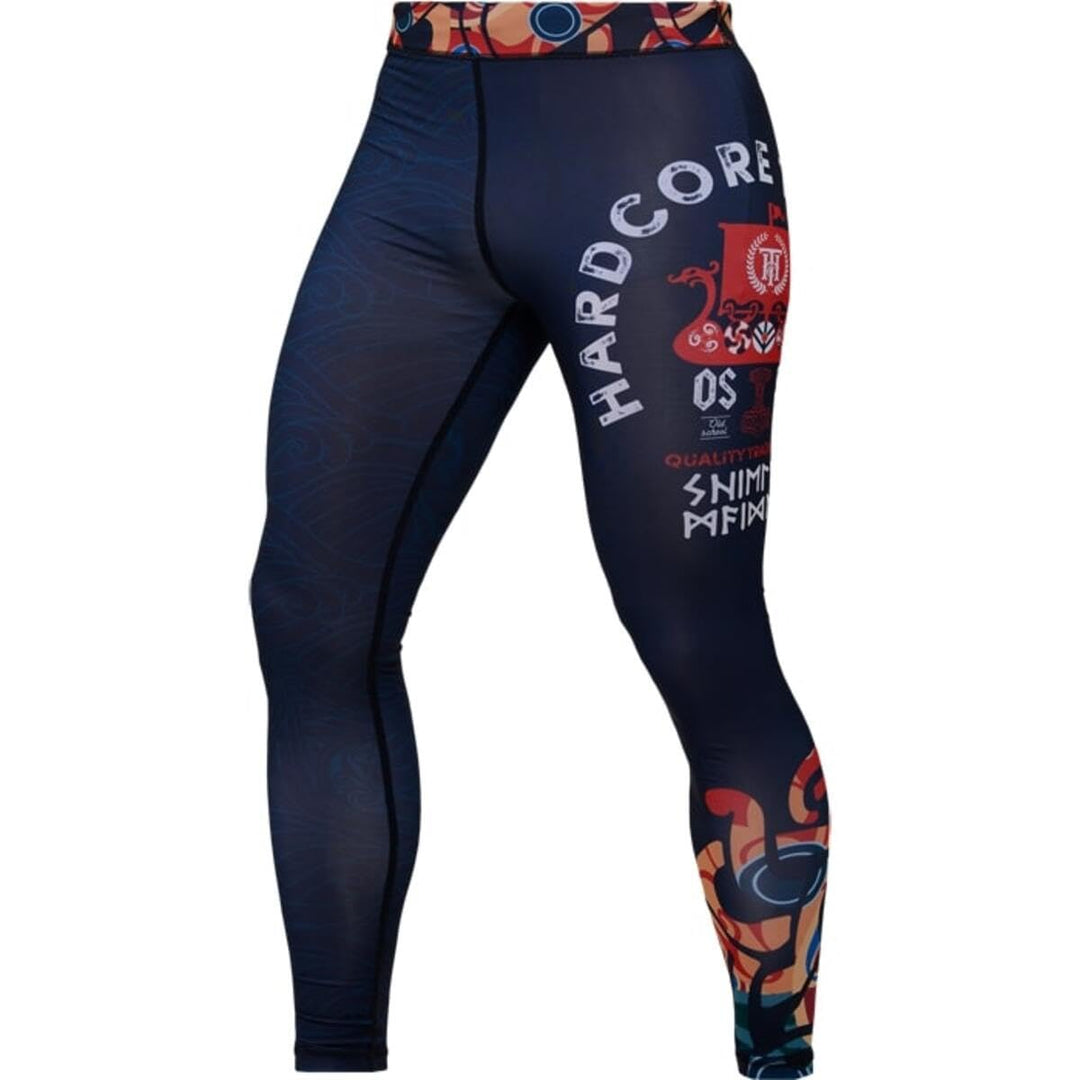 Hardcore Training Herren Compression Pants Kompressionshose Leggings Sportkleidung Grappling MMA Kam