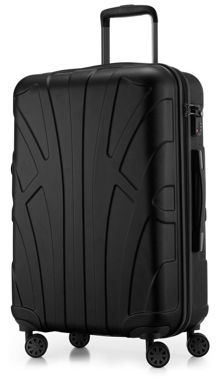 suitline Hartschalen-Koffer Koffer Trolley Rollkoffer Reisekoffer, TSA, 66 cm, ca. 58 Liter, 100% AB