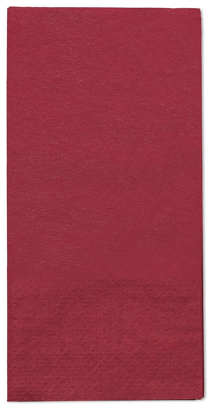 Tork 477418 Soft Lunchservietten Bordeauxrot 1/8 Falz / 3-lagige, vorgefaltete Servietten für kleine