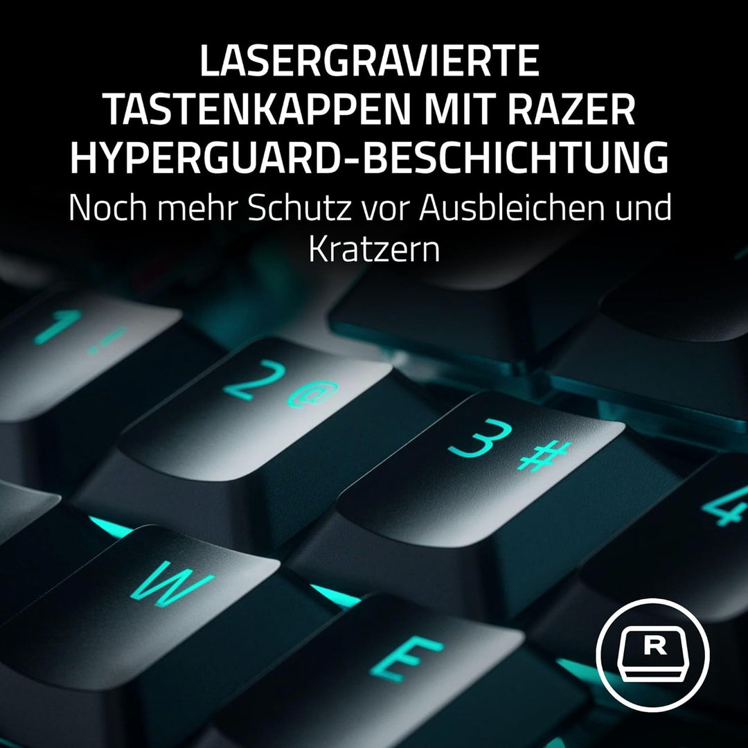 Razer DeathStalker V2 Pro (Red Switch) - Kabellose Optische Low-Profile-Gaming-Tastatur (Lineare Opt