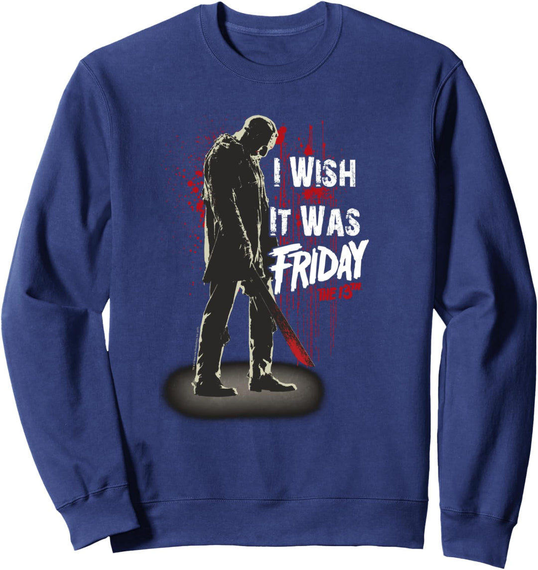 Friday the 13th Jason I Wish It Was Friday Sweatshirt