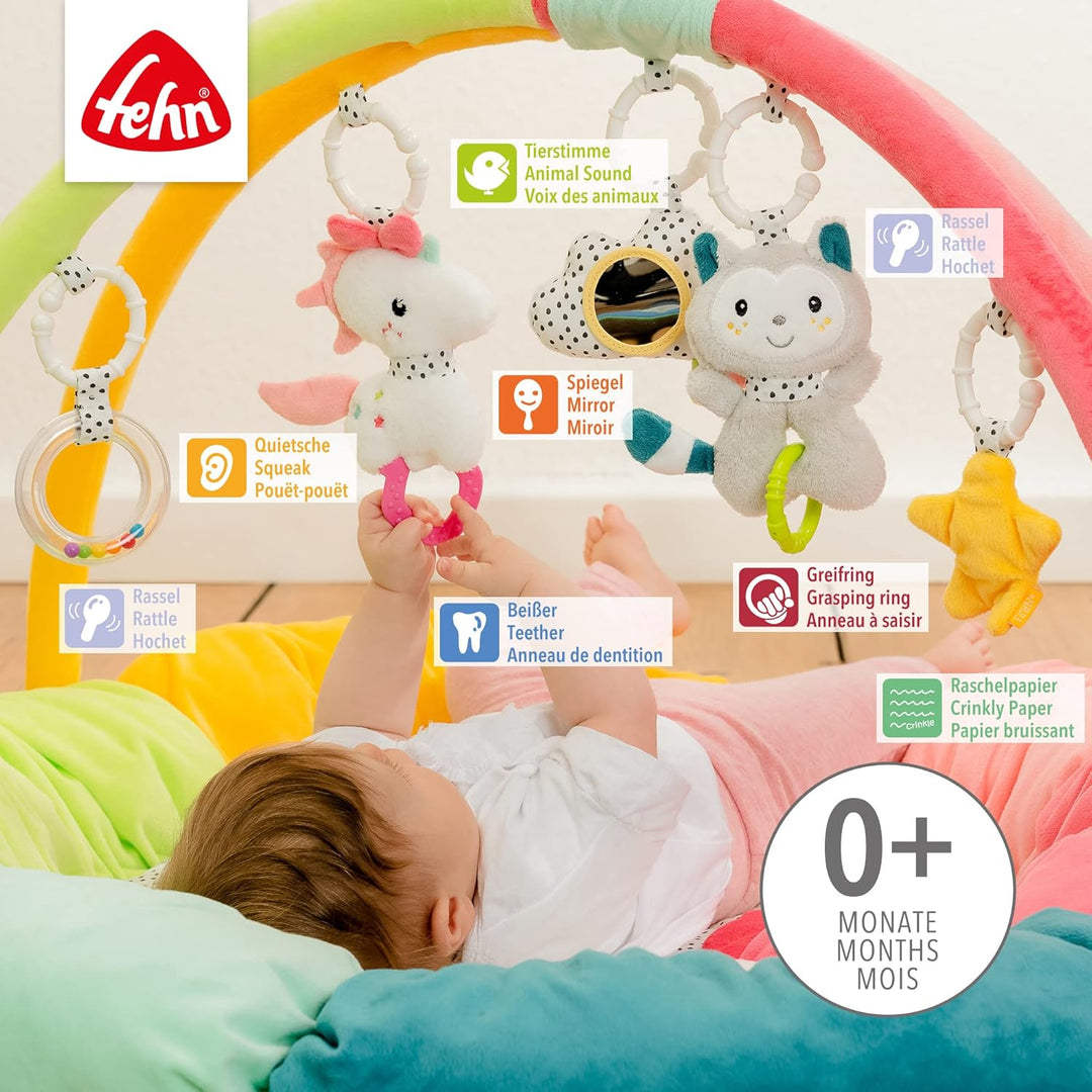 Fehn 057195 3-D-Activity-Nest Aiko & Yuki – Besonders weich gepolstert für besten Komfort – Spielspa