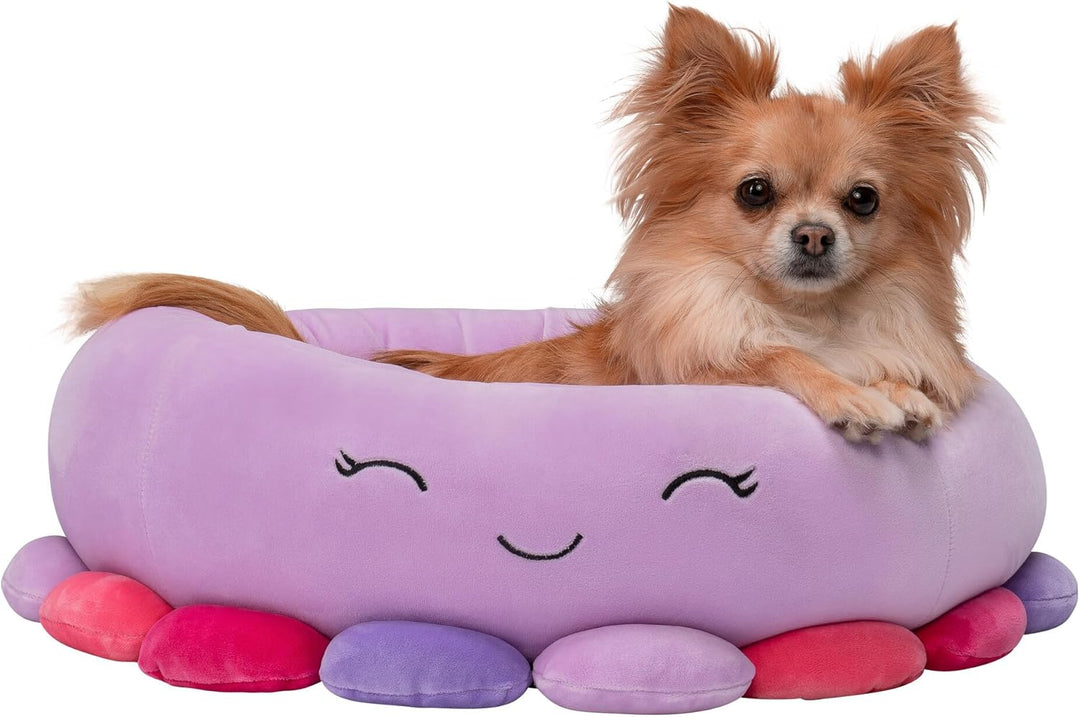 Squishmallows JPT0086 - Beula der Oktopus Tierbett 50 cm, offizielles Jazwares Plüsch, superweiches