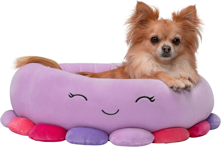 Squishmallows JPT0086 - Beula der Oktopus Tierbett 50 cm, offizielles Jazwares Plüsch, superweiches