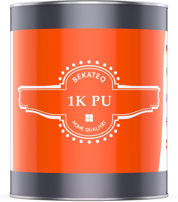 BEKATEQ 1K PU Bodenversiegelung RAL7001 Silbergrau 1kg I Bodenbeschichtung & Versiegelung für Beton,