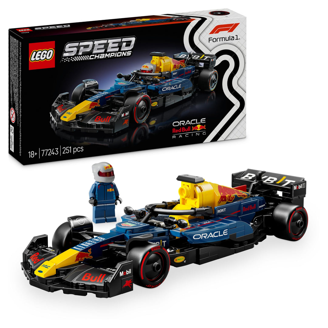 LEGO Speed Champions Oracle Red Bull Racing RB20 F1 Rennauto - Modell für Erwachsene mit Formel 1 Mi