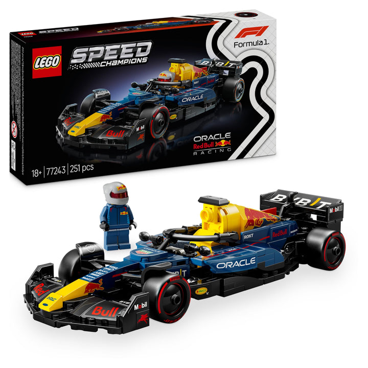 LEGO Speed Champions Oracle Red Bull Racing RB20 F1 Rennauto - Modell für Erwachsene mit Formel 1 Mi