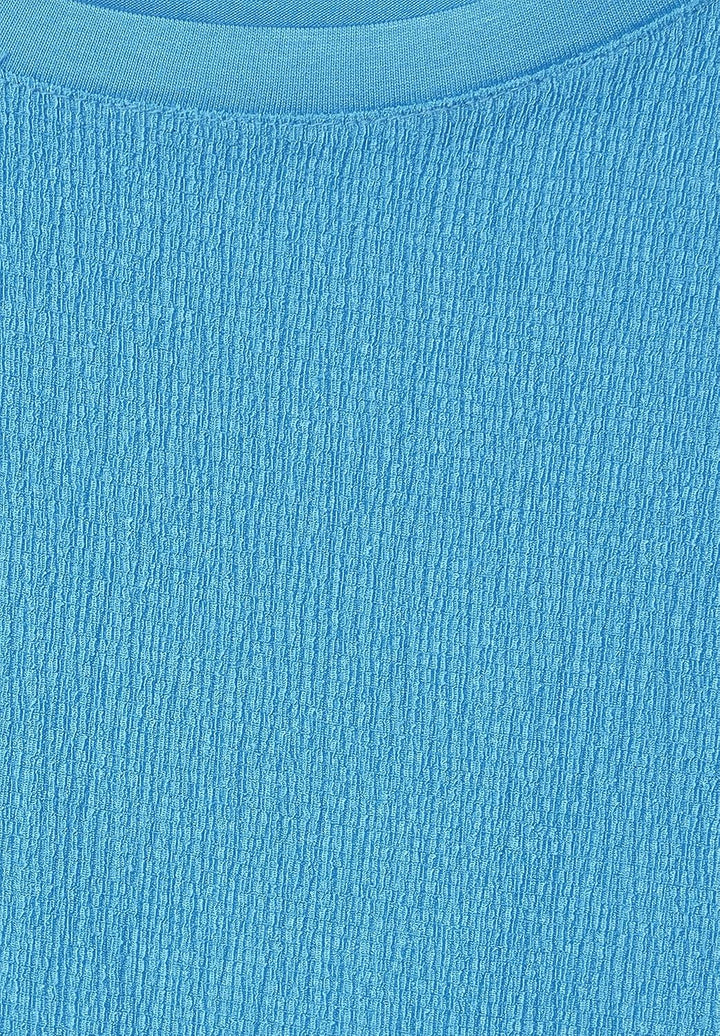 Damen Strukturmix T-Shirt 36 Splash Blue, 36 Splash Blue