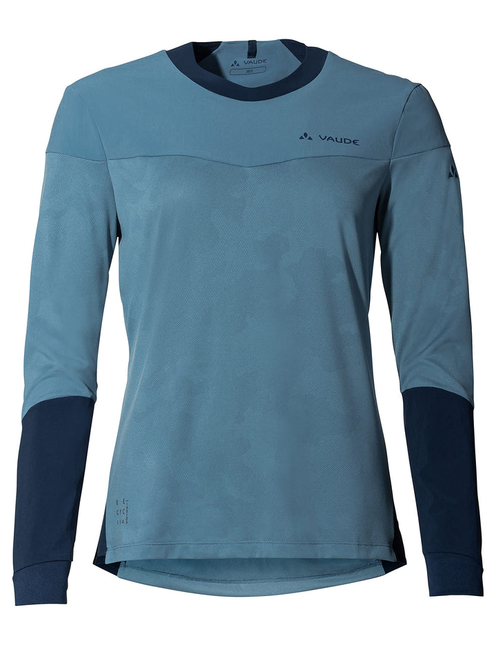VAUDE Damen Women's Moab Ls Pro Shirt T-Shirt, Blue Gray