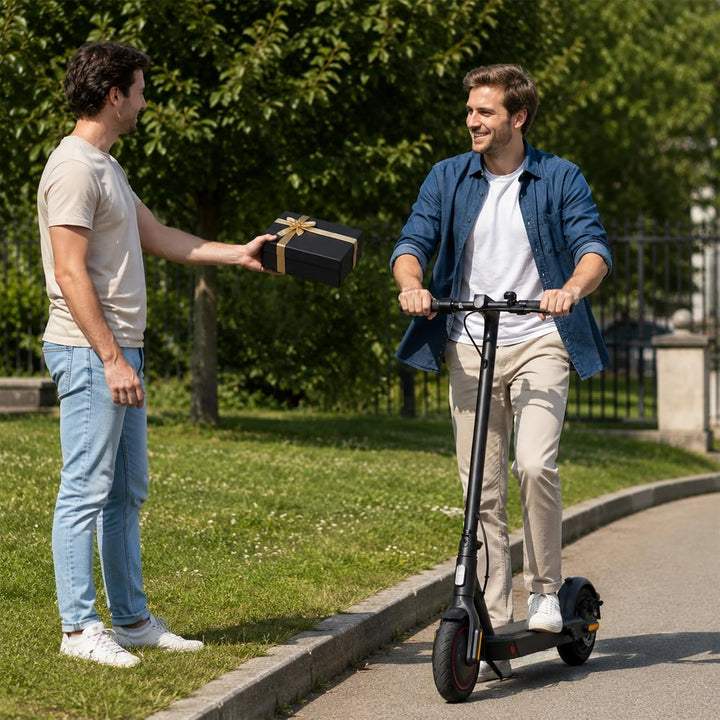 E Scooter Tasche mit Schloss, E Scooter Schloss mit Tasche 2L, 7mm Handschellenschloss für Roller, B