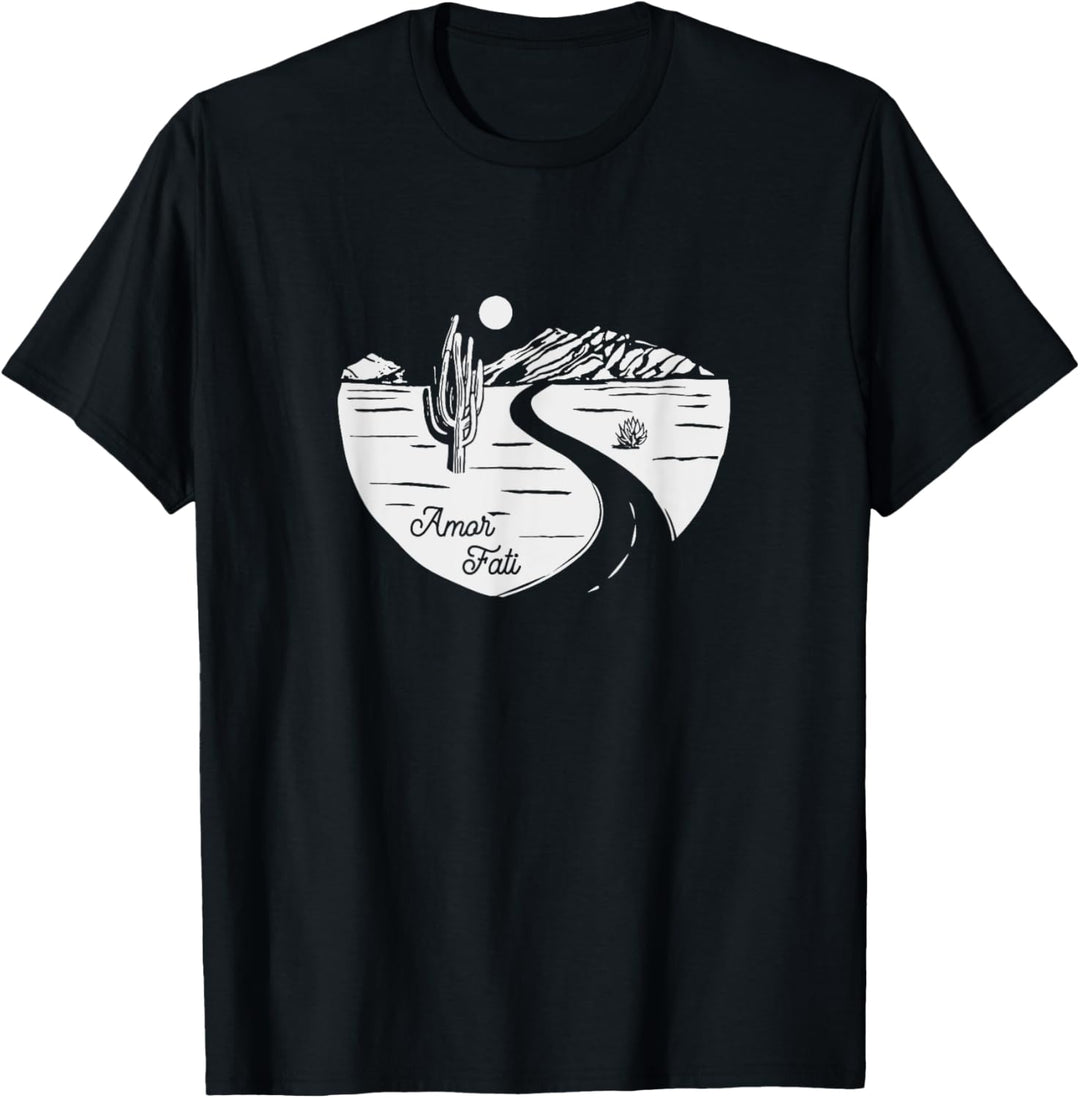 Stoisches Zitat | Amor Fati | Gebrannte Orange T-Shirt